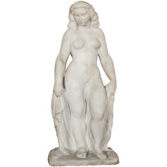 Sculpture of A Woman By Pierre Traverse, circa 1940.