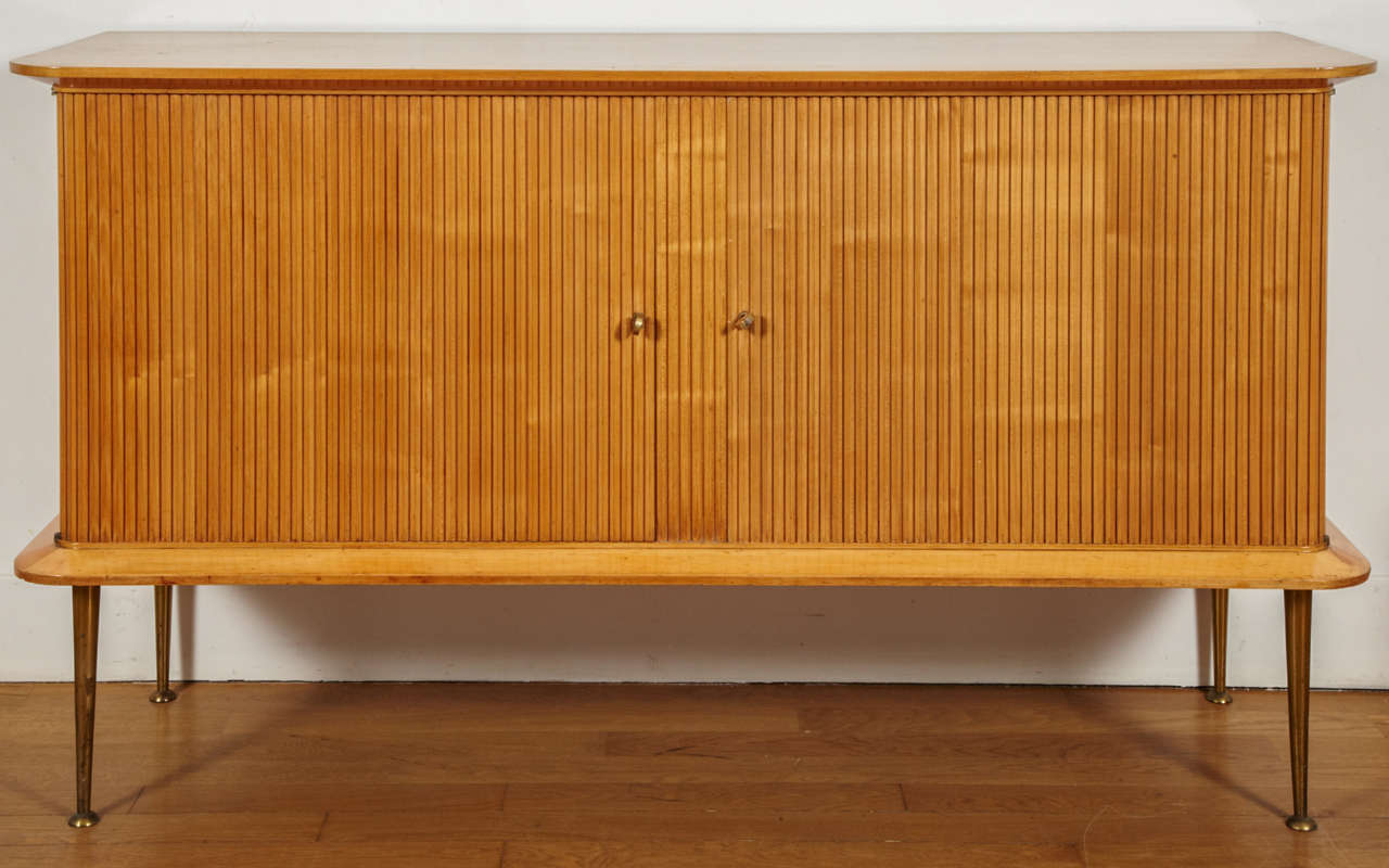 French Sideboard attributed to Jacques Dumond, circa 1950.