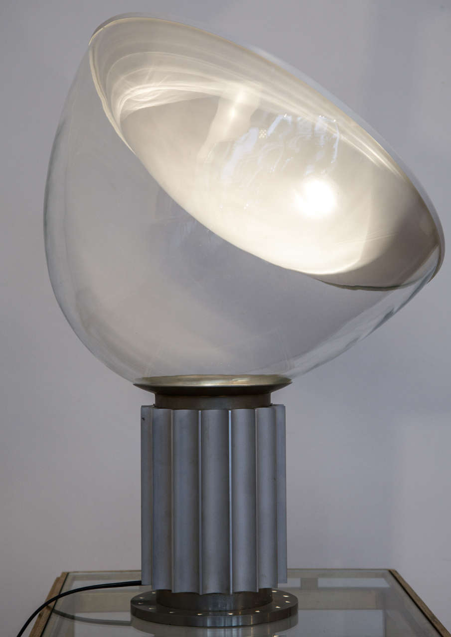 Glass Taccia Table Lamp by PG and A. Castiglioni, 1962