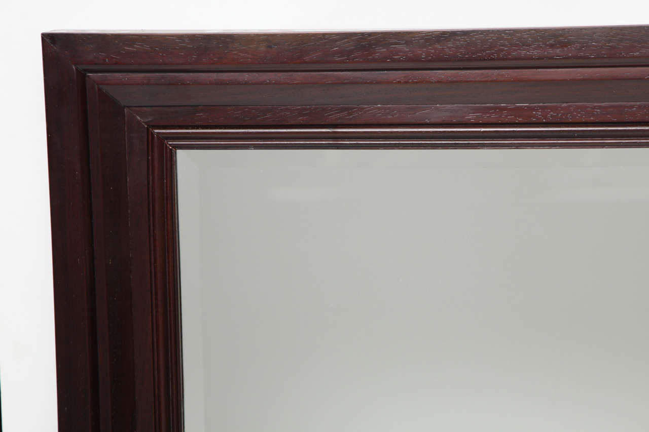 Oak frame fitted with beveled mirror

*An additional unrestored wood frame without the mirror is also available, as it