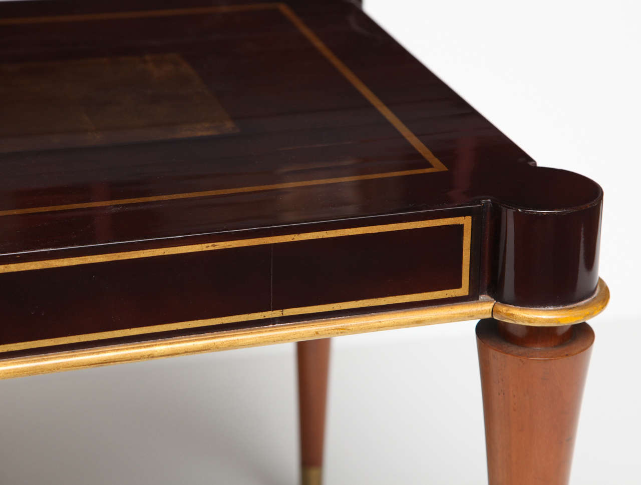 Batistin Spade, Fine Mahogany Coffee Table, France, C. 1940 In Good Condition In New York, NY