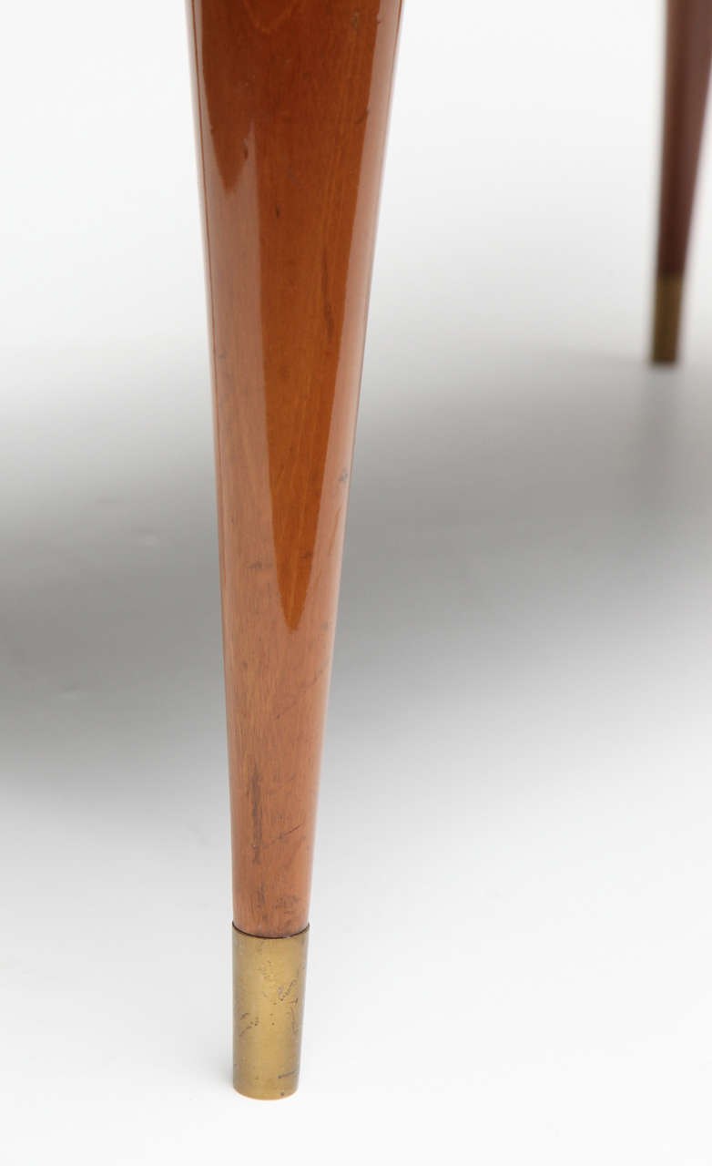 Batistin Spade, Fine Mahogany Coffee Table, France, C. 1940 4