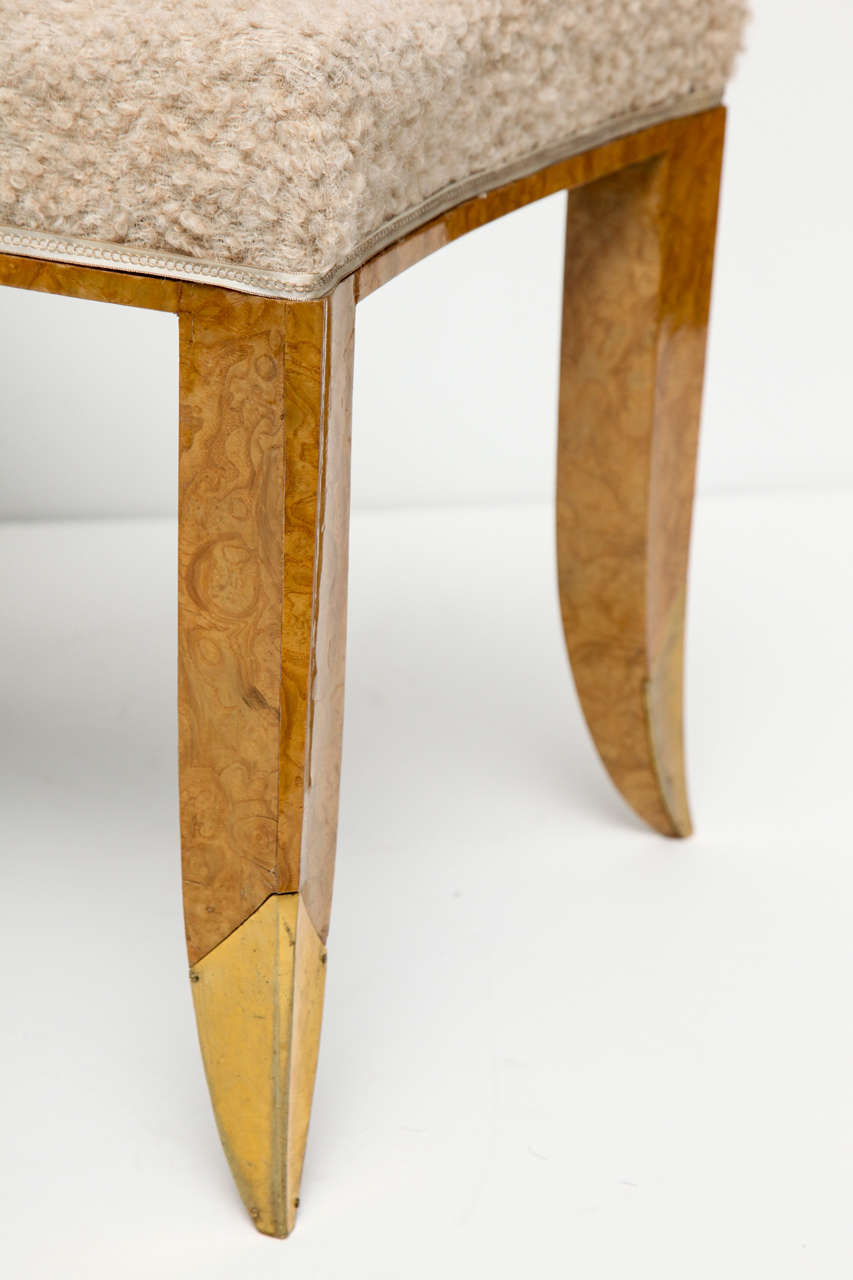 Gilt Rare and Early Stool by Emile-Jacques Ruhlmann (1879-1933)