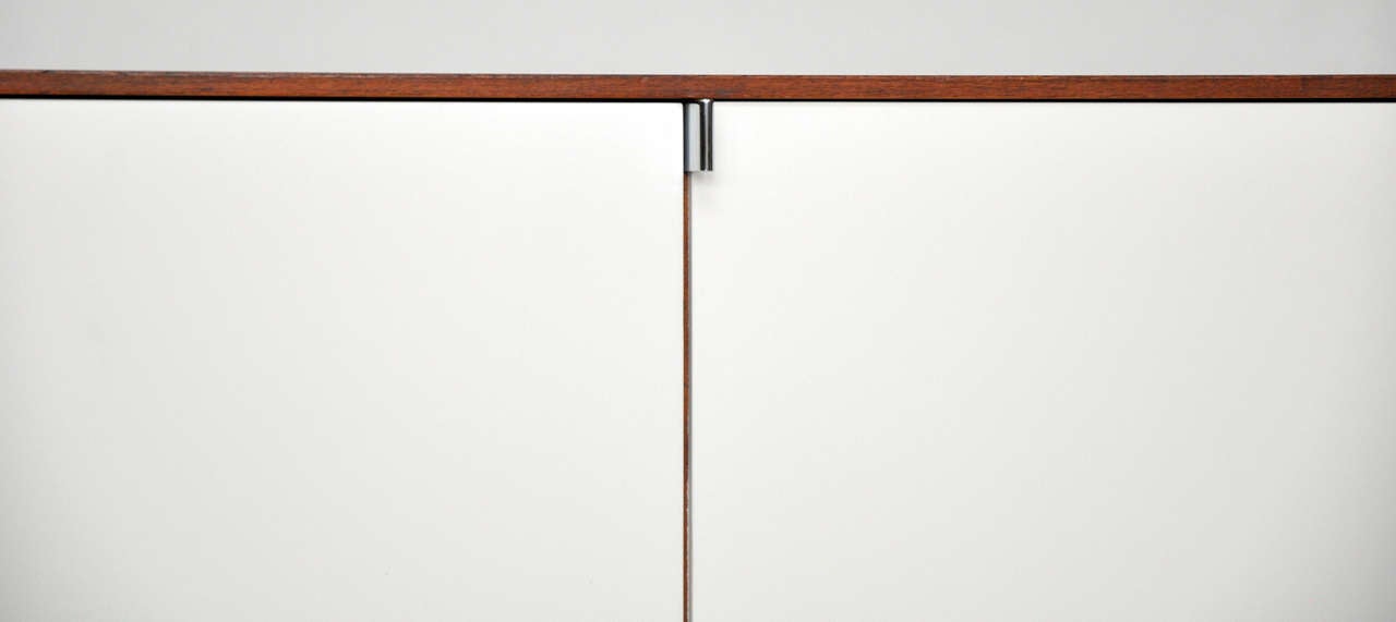 American Florence Knoll Walnut Credenza