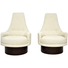 High Back Swivel Chairs - Adrian Pearsall