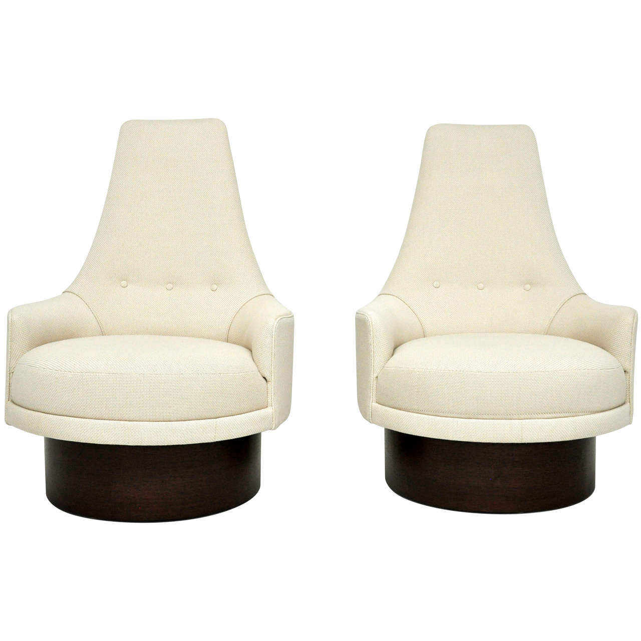 High Back Swivel Chairs Adrian Pearsall at 1stDibs