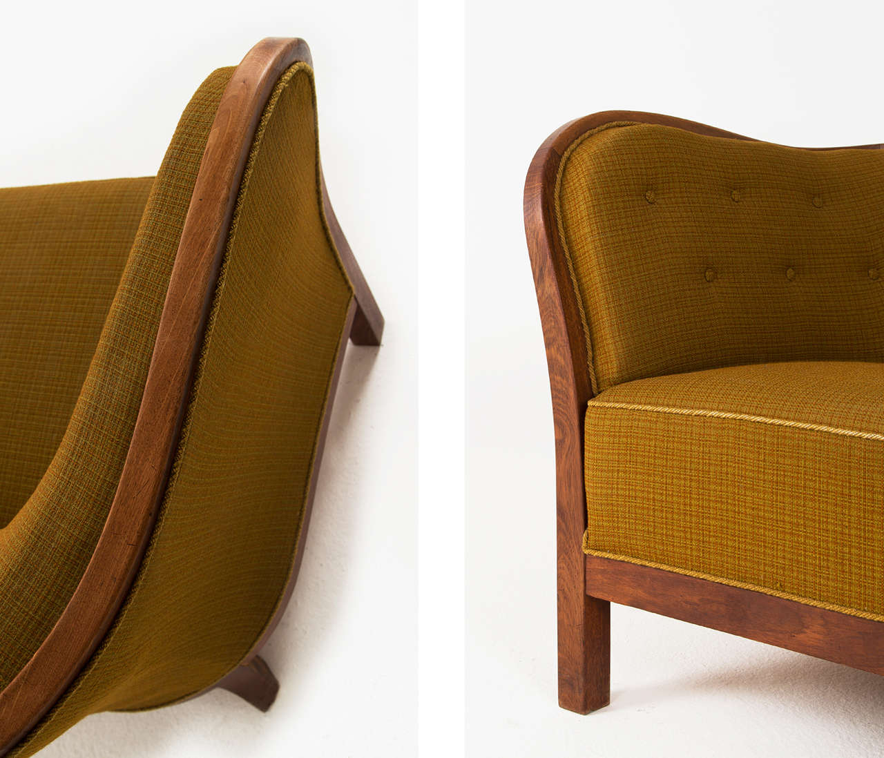 1940s Danish Art Deco Sofa In Excellent Condition In Waalwijk, NL