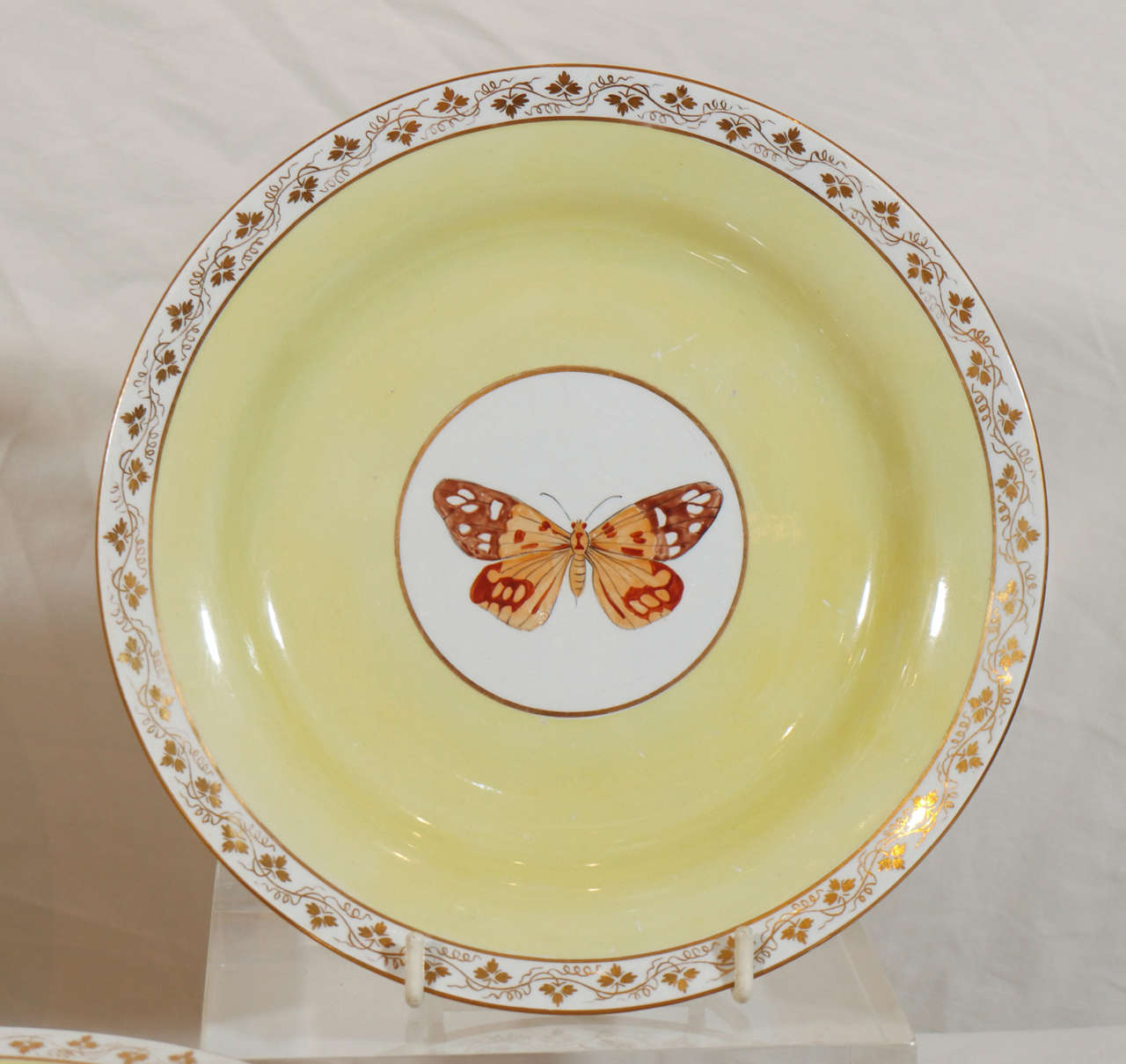 Regency Set of Ten Wedgwood Dishes with Butterflies