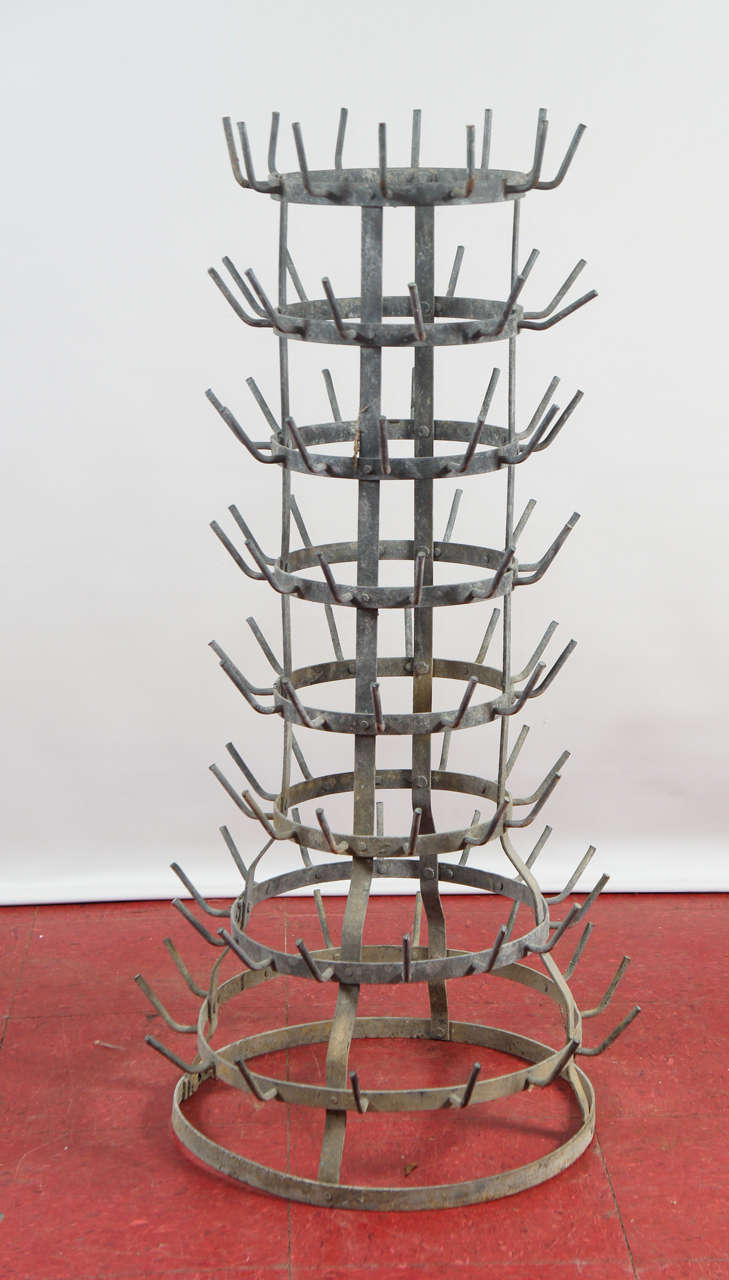 Antique French Wine Bottle Drying Rack at 1stDibs antique french