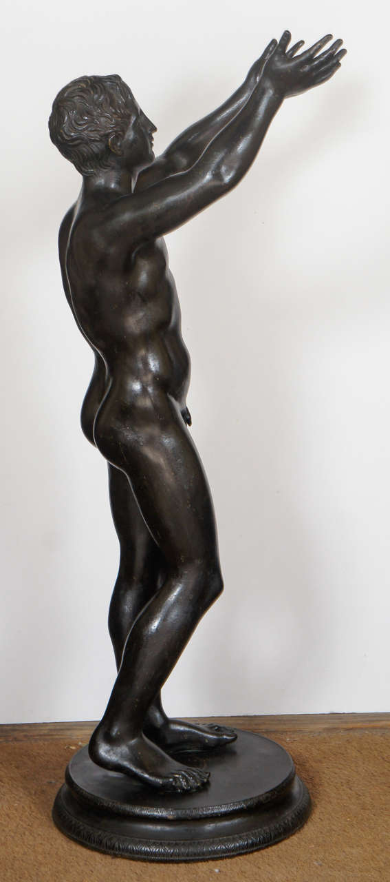 Neoclassical A Fine 19th Century Grand Tour Italian Bronze Figure