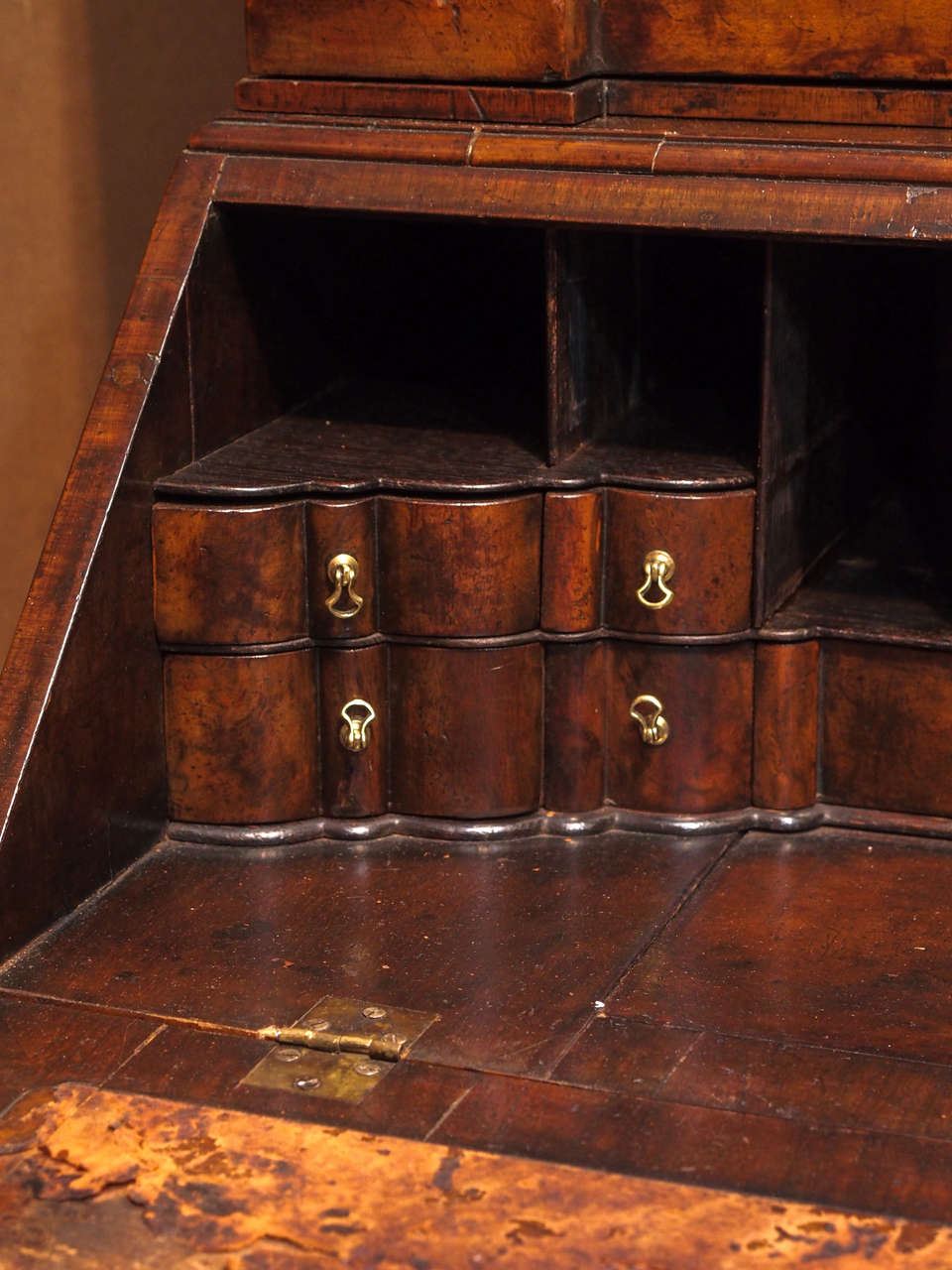 Antique English Walnut Desk 