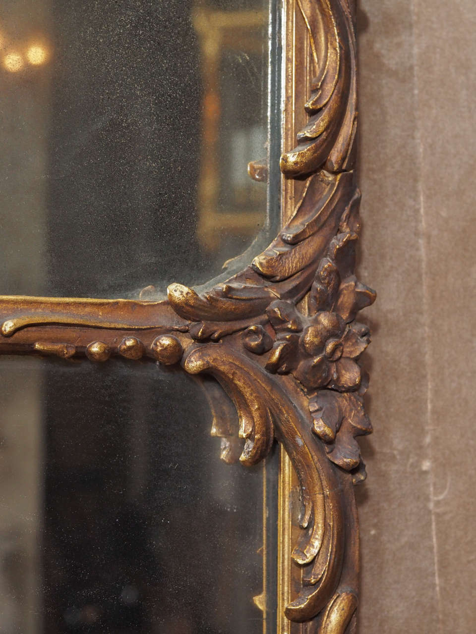 Pair of Antique Carved Wood Italian Mirrors, circa 1890-1900 1