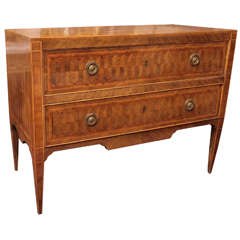 Italian Directoire Marquetry Commode