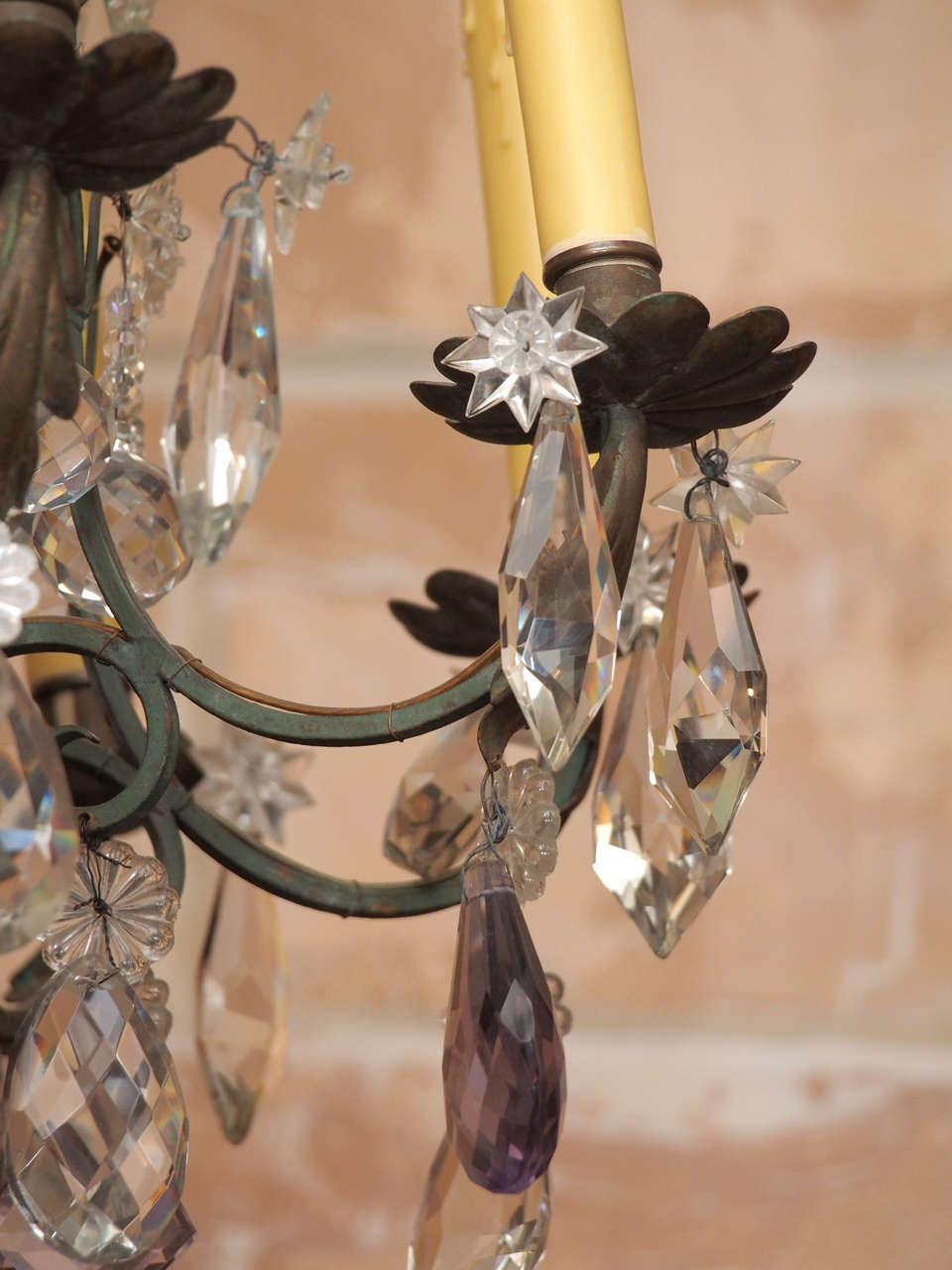 19th Century French Crystal Chandelier 1