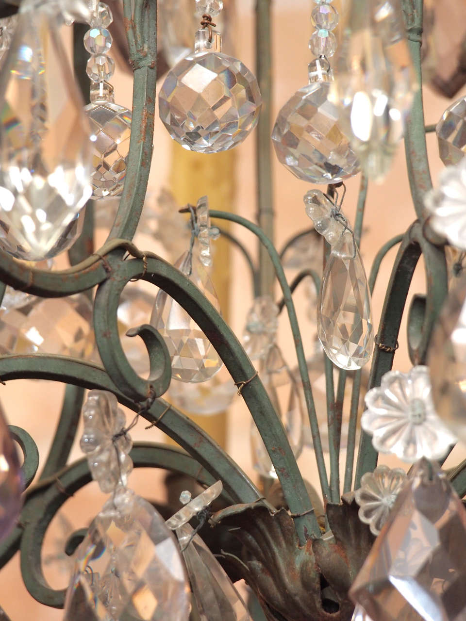 19th Century French Crystal Chandelier 2