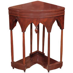 Unusual Early 19th Century Mahogany Encoignure