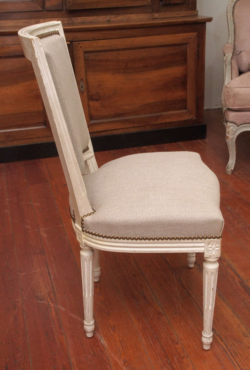 Set of Eight Louis XVI Style Dining Chairs 1