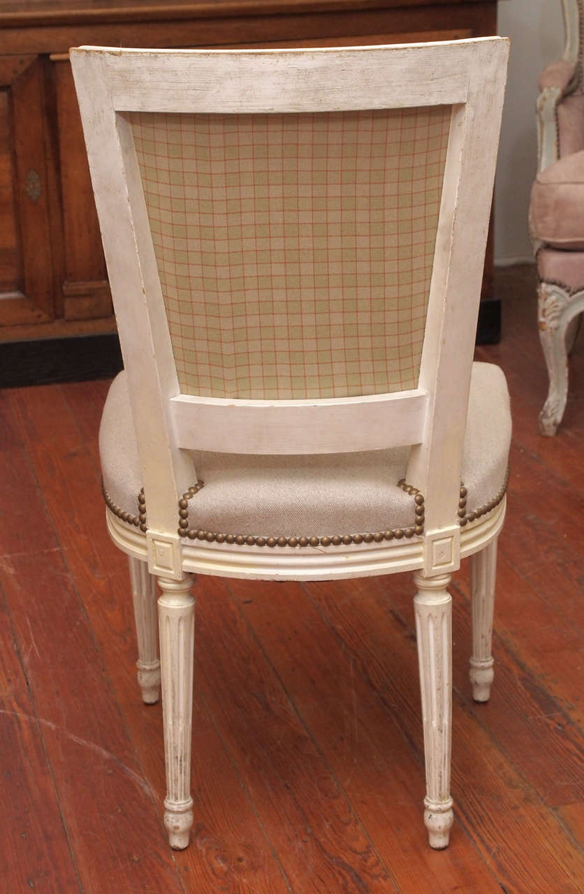 Set of Eight Louis XVI Style Dining Chairs 2
