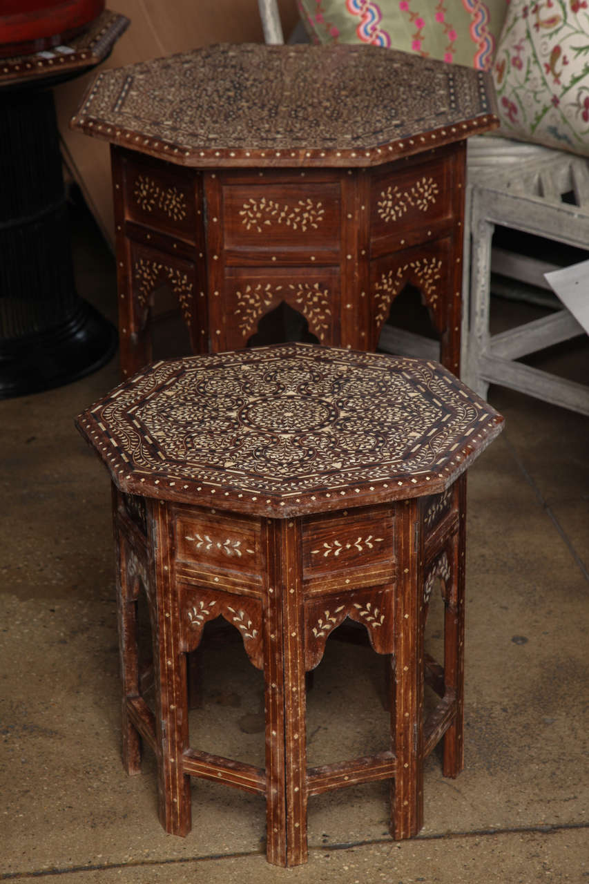 Small Inlaid Octagonal Table 4