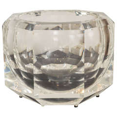 Large Champagne Alessandro Albrizzi Lucite Ice Bucket