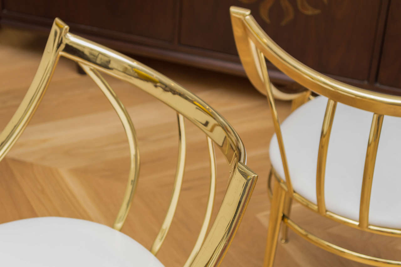 Italian Brass Chairs 2