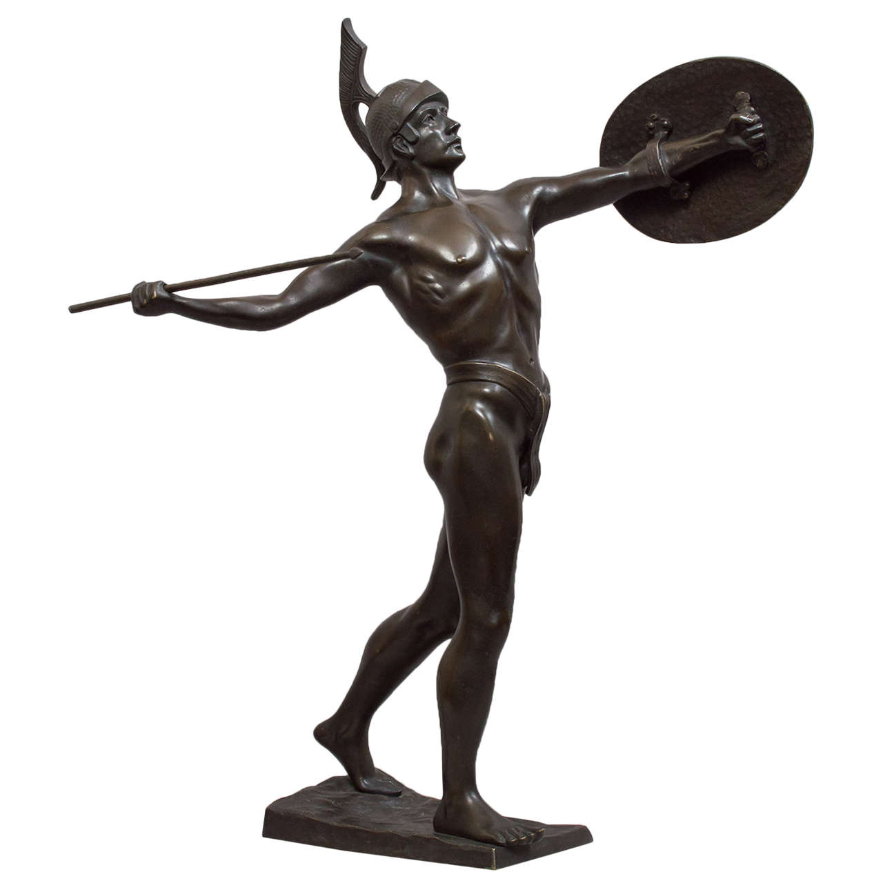 Bronze Figure of a Roman Warrior