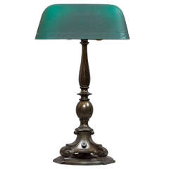 Emeralite Banker's Style Desk Lamp