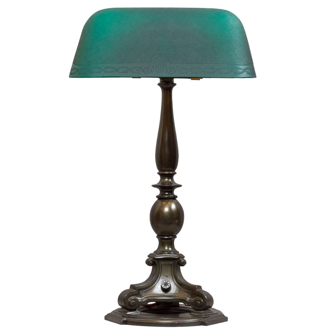 Emeralite Banker's Style Desk Lamp at 1stDibs emeralite bankers lamp