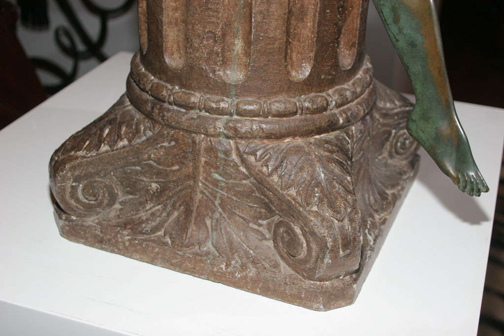 Art Déco-Bronze-Skulptur von Maurice Guiraud Riviere (20. Jahrhundert) im Angebot