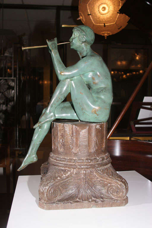 Art Déco-Bronze-Skulptur von Maurice Guiraud Riviere im Angebot 3