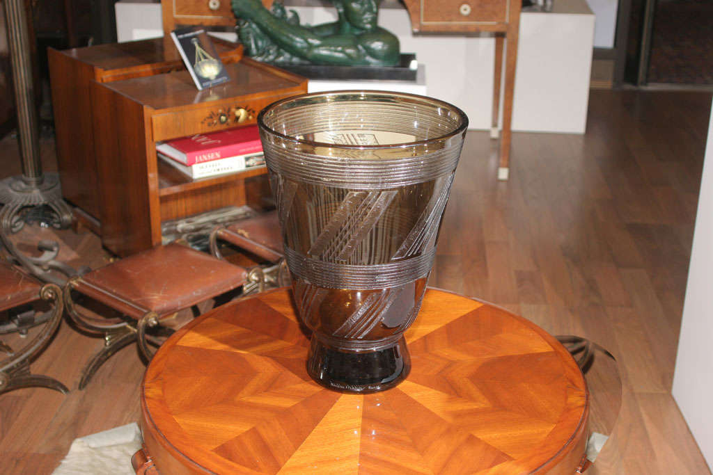 Large Art Deco Vase by Daum Freres