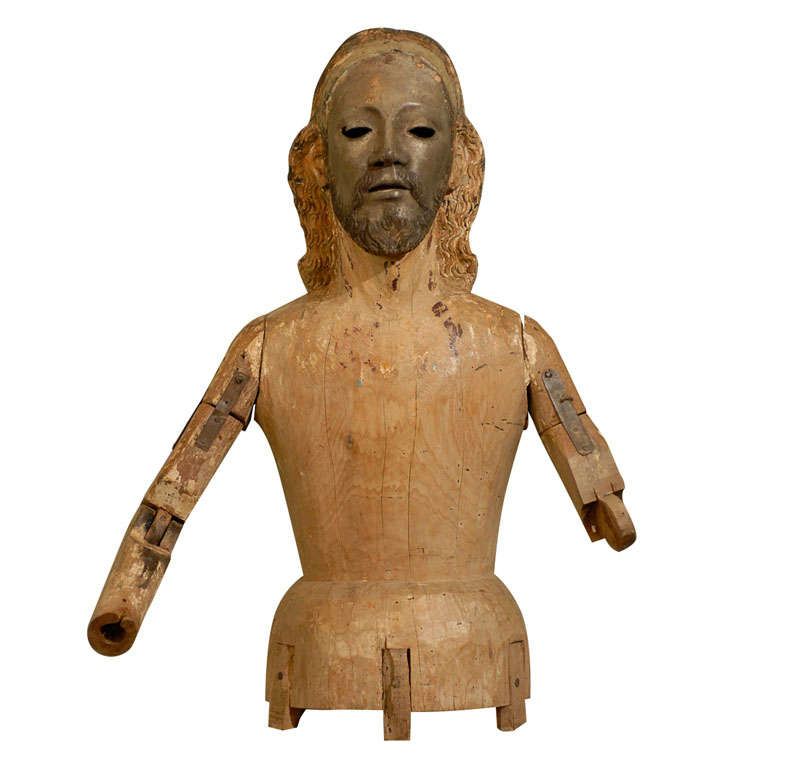 18th Century Spanish Colonial Carved Figure For Sale at 1stDibs