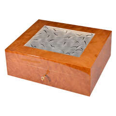Lalique Burr Elm Box