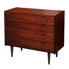 Rosewood 4 Drawer Dresser