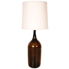 19th Century French Wine Bottle Table Lamp