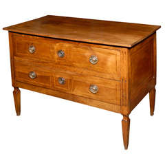 French Two Drawer Commode