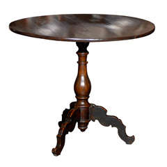 Antique French Pedestal Table