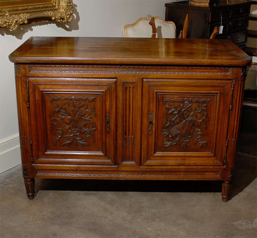 French Buffet With Carved Music Motif 6