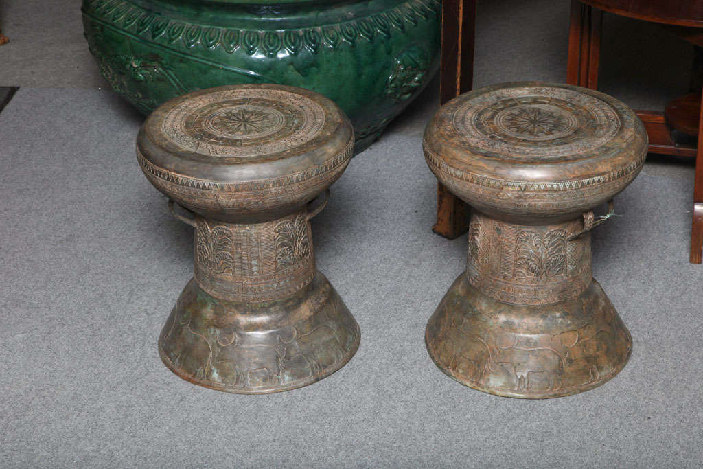 Bronze Small Thai Rain Drum
