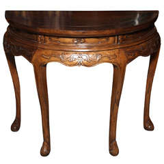 19th Century Shanxi Elmwood Single Demi-lune 5