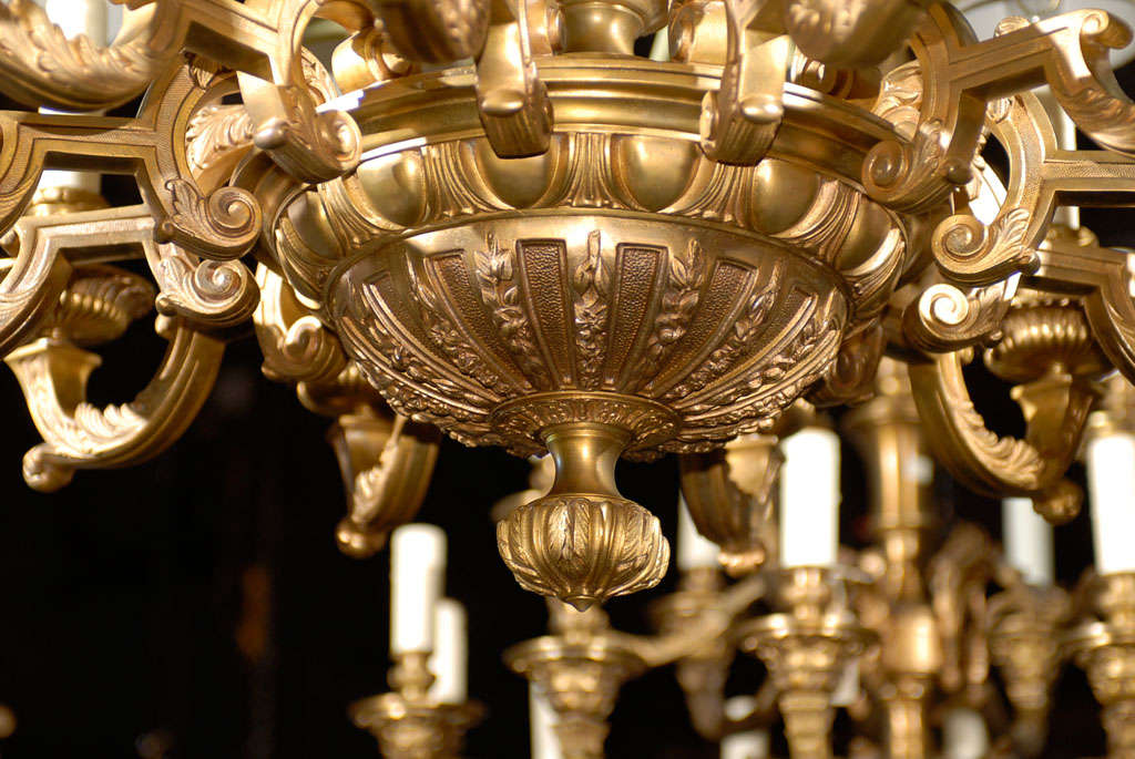 Antique Chandelier. Regence Style Chandelier 1