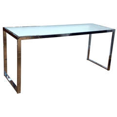 Chrome Mirrored Console Chrome Mirrored Console