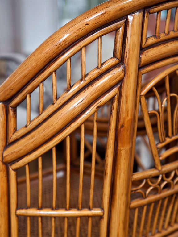 Pair of Bamboo Chairs 5