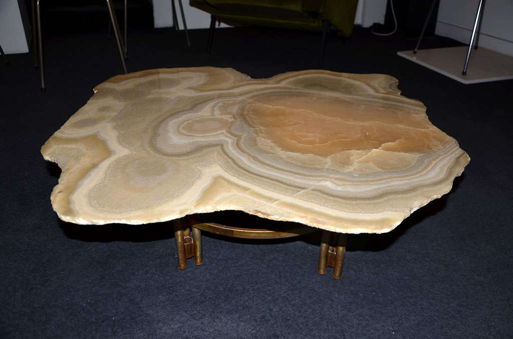 Belgian Agate coffee table circa 1970