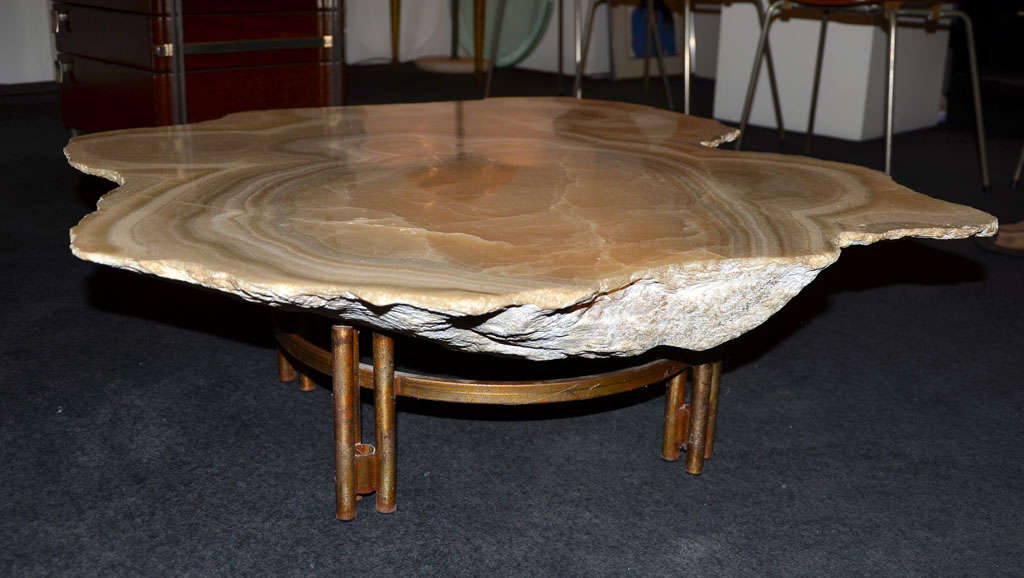 Agate coffee table circa 1970 6