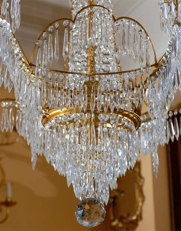 20thc Baltic Style Chandelier 6