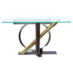1980s Architectural Console Table