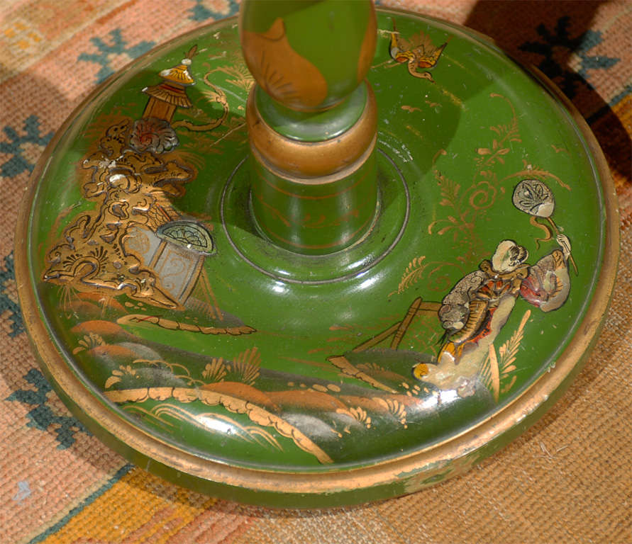 Apple Green Chinoiserie Floor Lamp 3