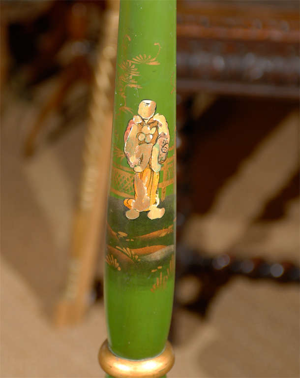 Apple Green Chinoiserie Floor Lamp 4