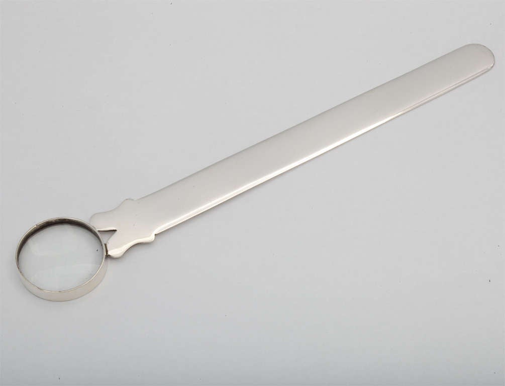 20th Century Unusual Sterling Silver Page Turner